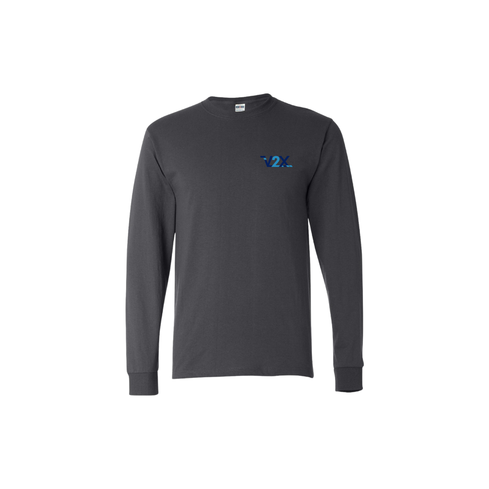 JERZEES - Long Sleeve 50/50 T-Shirt - Charcoal