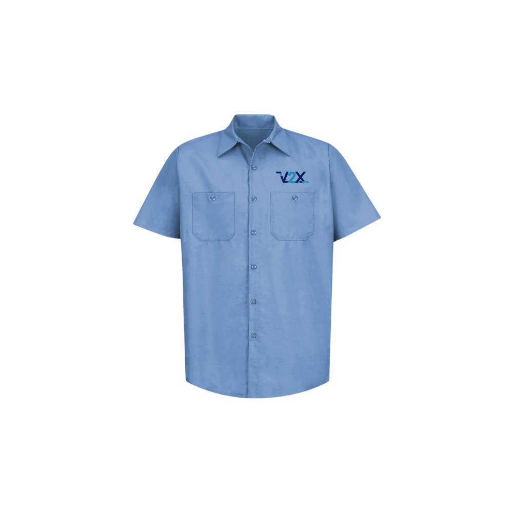 Men's Short Sleeve Industrial Work Shirt - CBA *CUSTOM*
