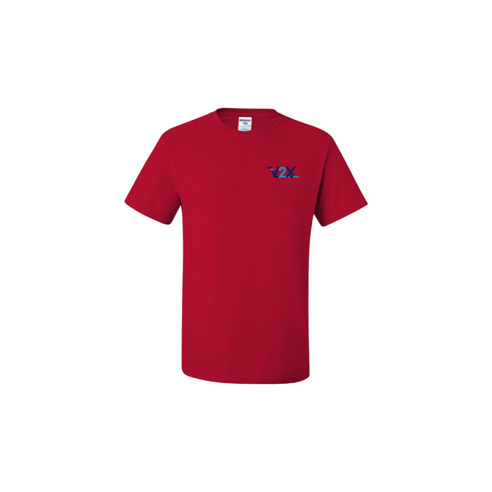 JERZEES® - 50/50 Cotton/Poly T-Shirt - RED
