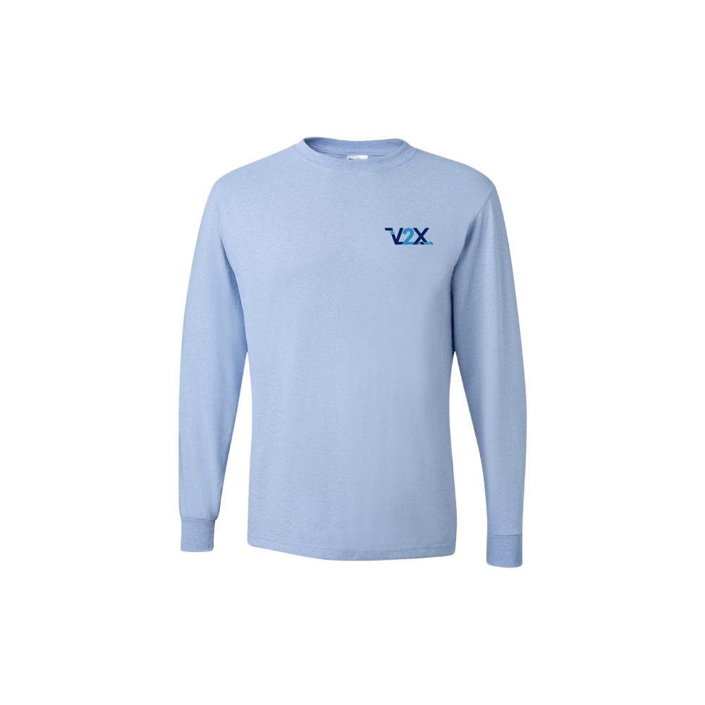 JERZEES - Long Sleeve 50/50 T-Shirt - LIGHT BLUE