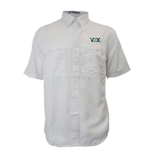 Men's Pescador Polyester Short Sleeve Fishing Shirt *CUSTOM*