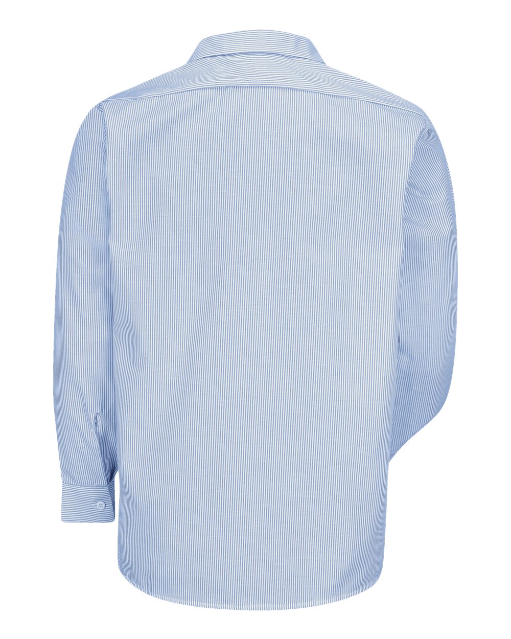 Men's Industrial Stripe Long Sleeve Work Shirt - LEADS